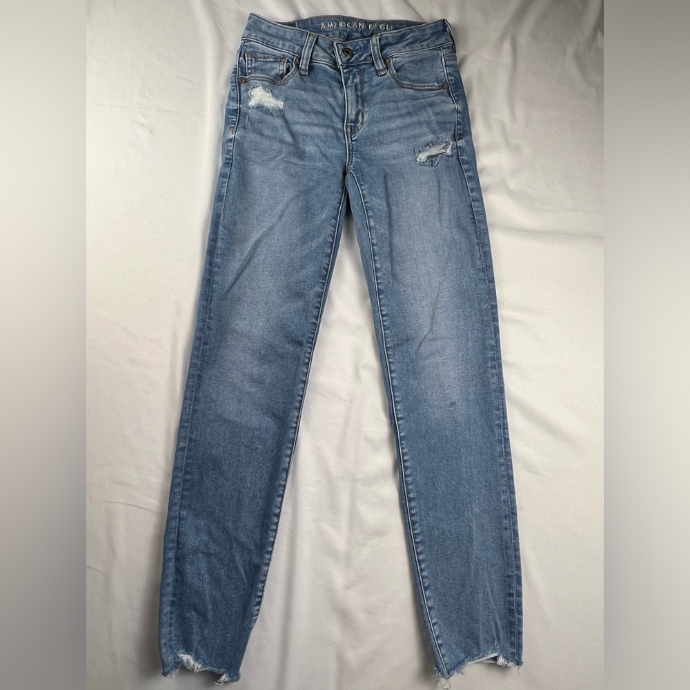 American Eagle Outfitters - Women’s Jeans - 0 Short - Blue - Skinny